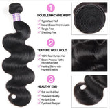 Shetress Brazilian Body Wave 3 Bundles Virgin Human Hair