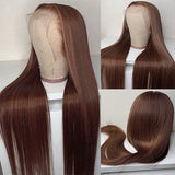 Straight Brown Wig | Long Straight Brown Wig | Shetress