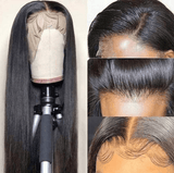 Straight 13x4 Lace Front Wig 10A Grade Virgin Remy Human Hair Wig