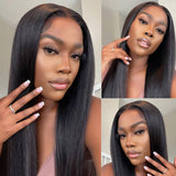 26 Inch HD Straight Hair 13x4 Lace Front Wig 10A Grade Virgin Remy