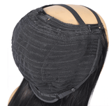U-Part Virgin Remy Straight Human Hair Wig